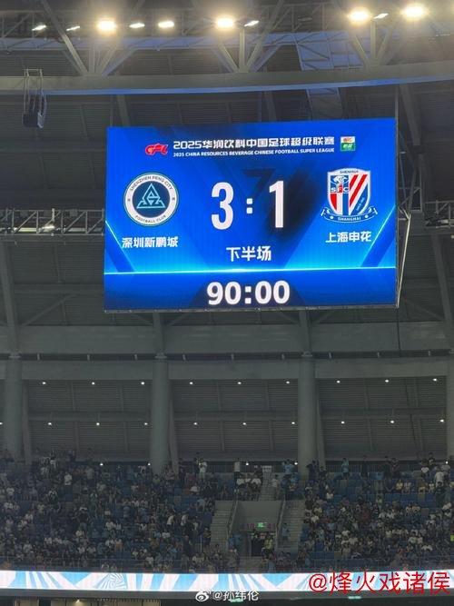 申花1比3负于深圳新鹏城，<a href=